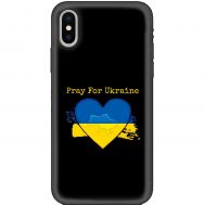 Чохол для iPhone X / Xs MixCase патріотичні pray for Ukraine