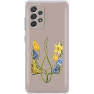 Чохол для Samsung Galaxy A52 MixCase патріотичні квіти у формі герба
