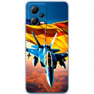 Чохол для Xiaomi Poco X5 / Note 12 5G MixCase патріотичні бойовий літак