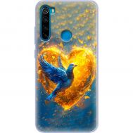 Чохол для Xiaomi Redmi Note 8 MixCase патріотичні серце та голуб