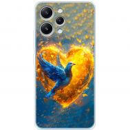 Чохол для Xiaomi Redmi 12 MixCase патріотичні серце та голуб