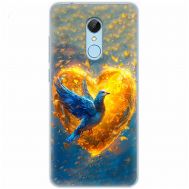 Чохол для Xiaomi Redmi 5 MixCase патріотичні серце та голуб