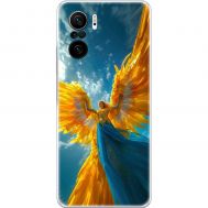 Чохол для Xiaomi Poco F3 MixCase патріотичні ангел українка