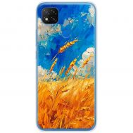 Чохол для Xiaomi Redmi 9C MixCase патріотичні Хліб України фарбою