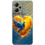 Чохол для Xiaomi Poco X5 / Note 12 5G MixCase патріотичні серце та голуб