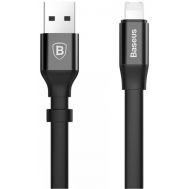 Кабель USB Baseus Lightning Nimble 2-1 micro/lightning 2A 0.23m чорний