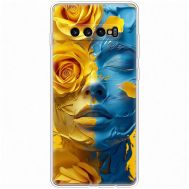 Чохол для Samsung Galaxy S10+ (G975) MixCase патріотичні розмальована фарбами