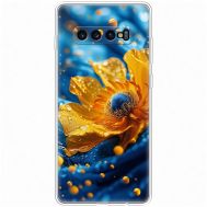 Чохол для Samsung Galaxy S10+ (G975) MixCase патріотичні жовта квітка