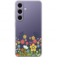 Чохол для Samsung Galaxy S24 Mixcase квіткове поле