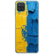 Чохол для Samsung Galaxy M33 (M336) MixCase патріотичні жовто-блакитна фарба