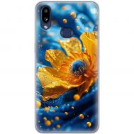 Чохол для Samsung Galaxy A10s (A107) MixCase патріотичні жовта квітка