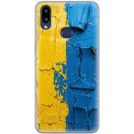 Чохол для Samsung Galaxy A10s (A107) MixCase патріотичні жовто-блакитна фарба