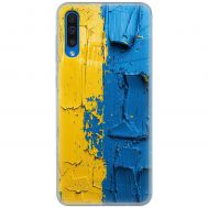 Чохол для Samsung Galaxy A50 / A50s / A30s MixCase патріотичні жовто-блакитна фарба