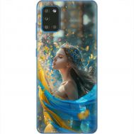 Чохол для Samsung Galaxy A31 (A315) MixCase патріотичні дівчина і метелики