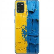 Чохол для Samsung Galaxy A31 (A315) MixCase патріотичні жовто-блакитна фарба