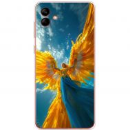 Чохол для Samsung Galaxy A05 (A055) MixCase патріотичні ангел українка