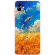 Чохол для Samsung Galaxy A05 (A055) MixCase патріотичні Хліб України фарбою