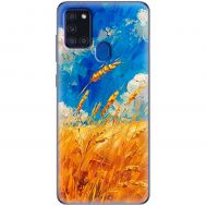 Чохол для Samsung Galaxy A21s (A217) MixCase патріотичні Хліб України фарбою