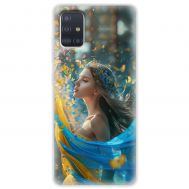 Чохол для Samsung Galaxy A51 (A515) / M40s MixCase патріотичні дівчина і метелики