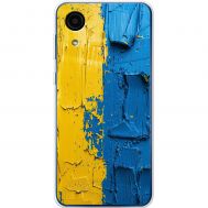 Чохол для Samsung Galaxy A03 Core (A032) MixCase патріотичні жовто-блакитна фарба