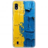 Чохол для Samsung Galaxy A10 (A105) MixCase патріотичні жовто-блакитна фарба