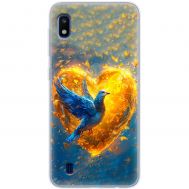 Чохол для Samsung Galaxy A10 (A105) MixCase патріотичні серце та голуб