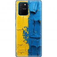 Чохол для Samsung Galaxy S10 Lite (G770) / A91 MixCase патріотичні жовто-блакитна фар