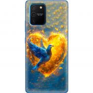 Чохол для Samsung Galaxy S10 Lite (G770) / A91 MixCase патріотичні серце та голуб