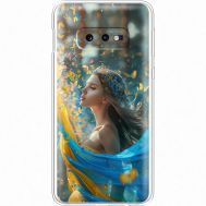 Чохол для Samsung Galaxy S10e (G970) MixCase патріотичні дівчина і метелики