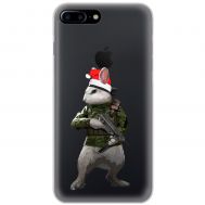 Чохол для iPhone 7 Plus / 8 Plus MixCase Новий рік кролик захисник