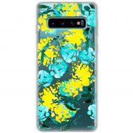 Чохол для Samsung Galaxy S10 (G973) MixCase патріотичні жовто-блакитні квіти