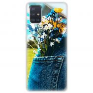 Чохол для Samsung Galaxy A51 (A515) / M40s MixCase патріотичні квіти України