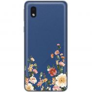 Чохол для Samsung Galaxy A01 Core (A013) Mixcase квіти квіточки