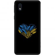 Чохол для Samsung Galaxy A01 Core (A013) MixCase патріотичні синьо-жовта пшениця
