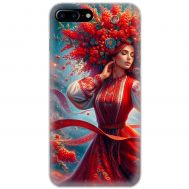 Чохол для iPhone 7 Plus / 8 Plus MixCase патріотичні жінка в червоному