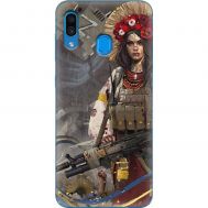 Чохол для Samsung Galaxy M20 (M205) MixCase патріотичні дівчина воїн