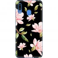 Чохол для Samsung Galaxy A20 / A30 MixCase квіти рожеві квіти