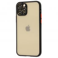 Чохол для iPhone 12 Pro LikGus Totu camera protect чорний/червоний