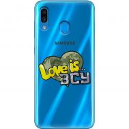 Чохол для Samsung Galaxy A20 / A30 MixCase патріотичні Love is ЗСУ