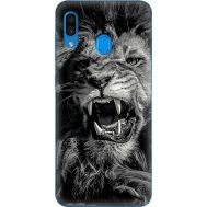 Чохол для Samsung Galaxy A20 / A30 MixCase звірі оскал лева