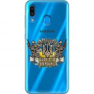 Чохол для Samsung Galaxy A20 / A30 MixCase патріотичні Glory to Ukraine