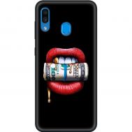 Чохол для Samsung Galaxy A20 / A30 MixCase гроші lips