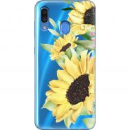Чохол для Samsung Galaxy A20 / A30 Mixcase квіти великі соняшники