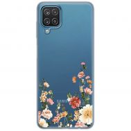 Чохол для Samsung Galaxy A12 / M12 Mixcase квіти квіточки