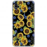 Чохол для Samsung Galaxy A10 (A105) MixCase квіти соняшники