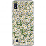 Чохол для Samsung Galaxy A10 (A105) MixCase квіти ромашки фарбами