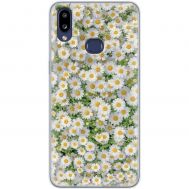 Чохол для Samsung Galaxy A10s (A107) MixCase квіти ромашки фарбами