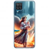 Чохол для Samsung Galaxy A12 / M12 MixCase патріотичні Ангел з немовлям