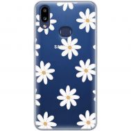 Чохол для Samsung Galaxy A10s (A107) Mixcase квіти патерн ромашок