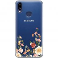Чохол для Samsung Galaxy A10s (A107) Mixcase квіти квіточки